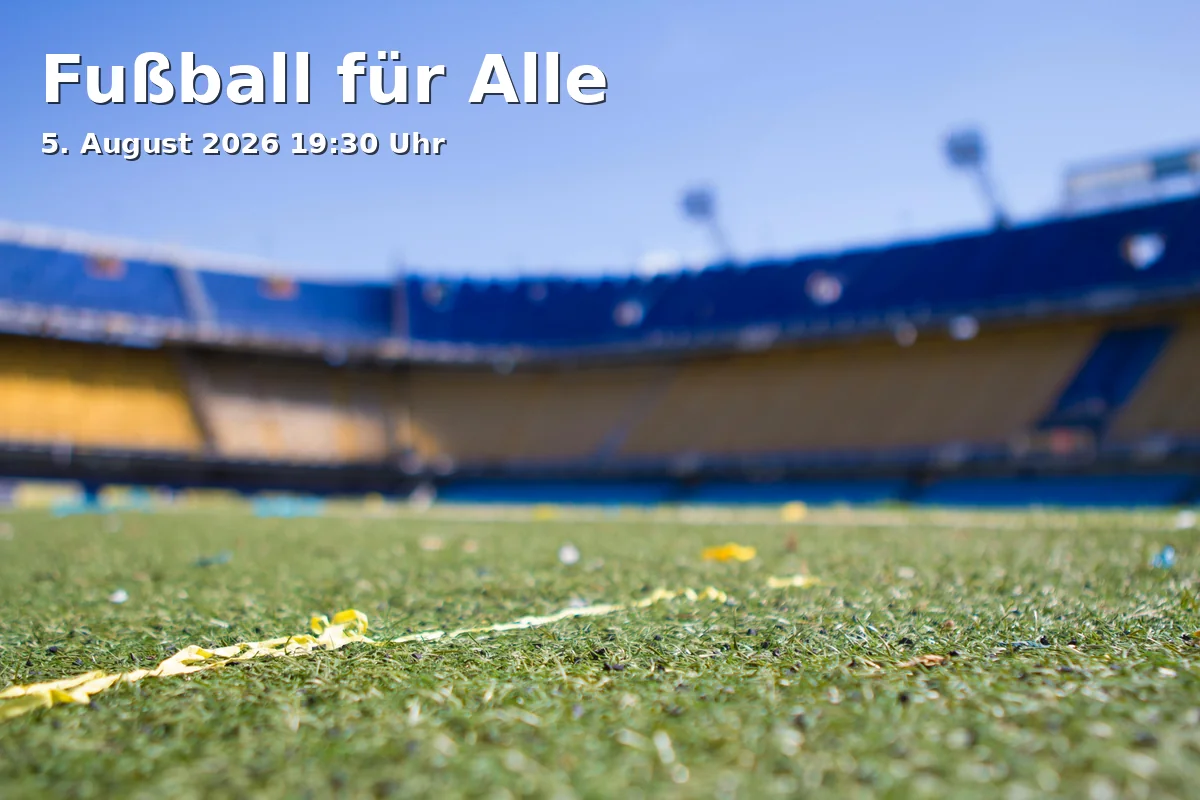 Event: Football for Everyone in Bolzplatz am Siedlerweg, Siedlerweg 1, 91056 Erlangen on 5. August 2026
