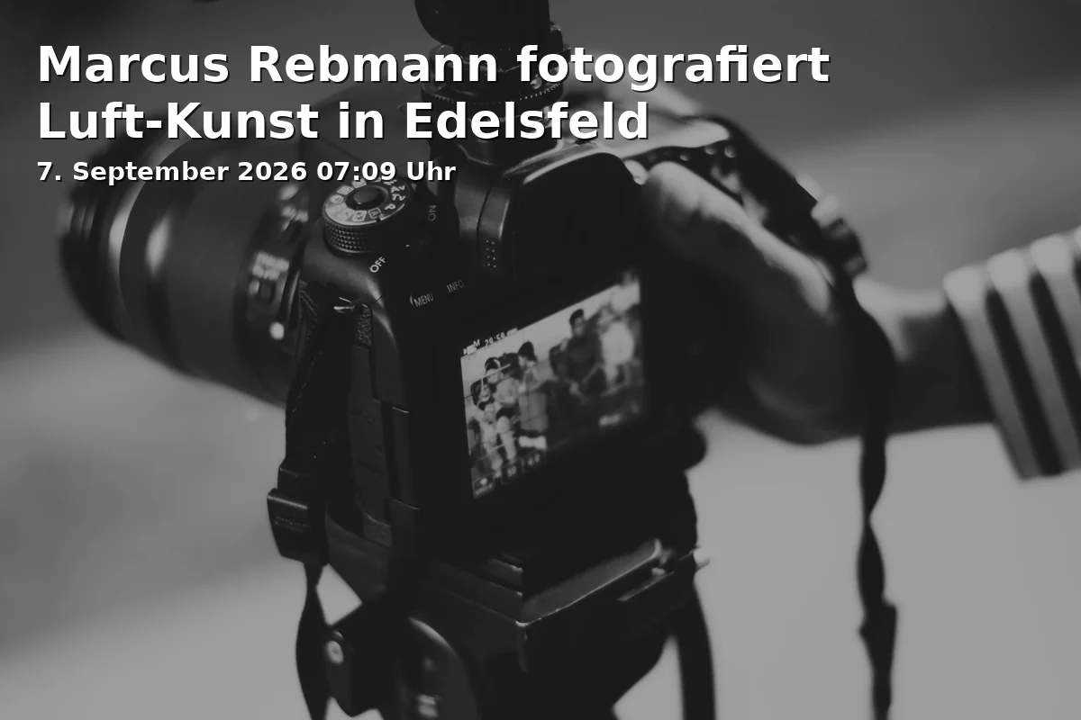 Event: Marcus Rebmann fotografiert Luft-Kunst in Edelsfeld