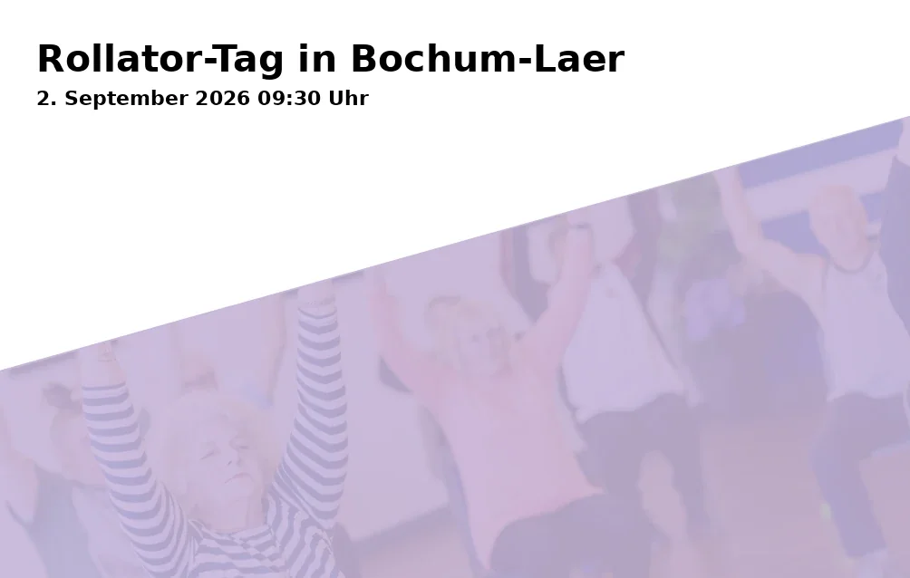 Event: Rollator-Tag in Bochum-Laer