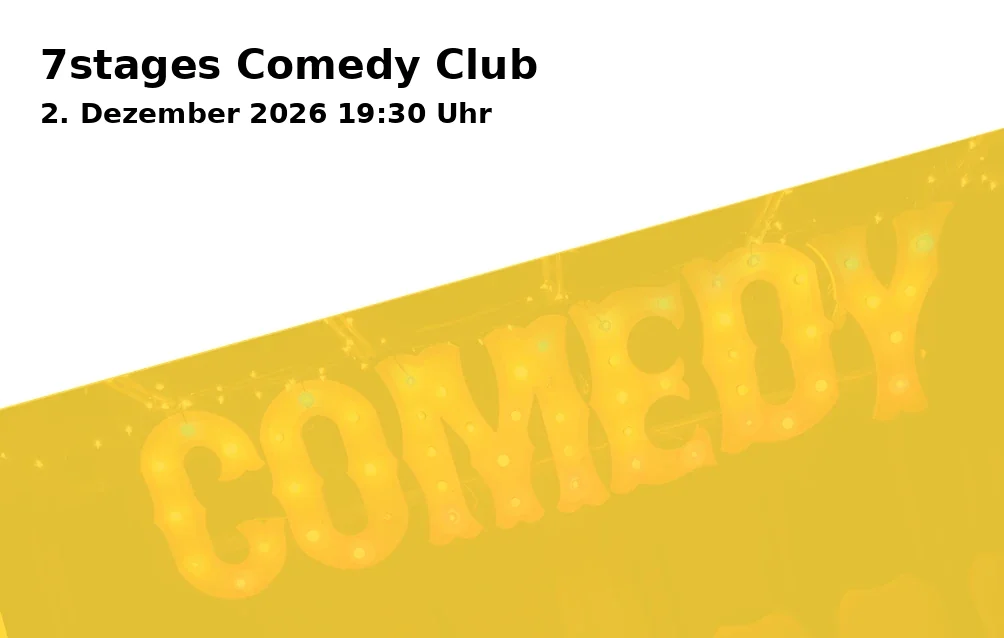 Event: 7stages Comedy Club