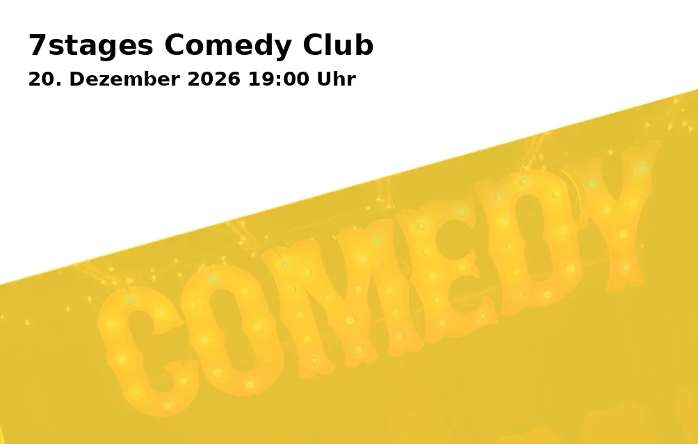 Event: 7stages Comedy Club