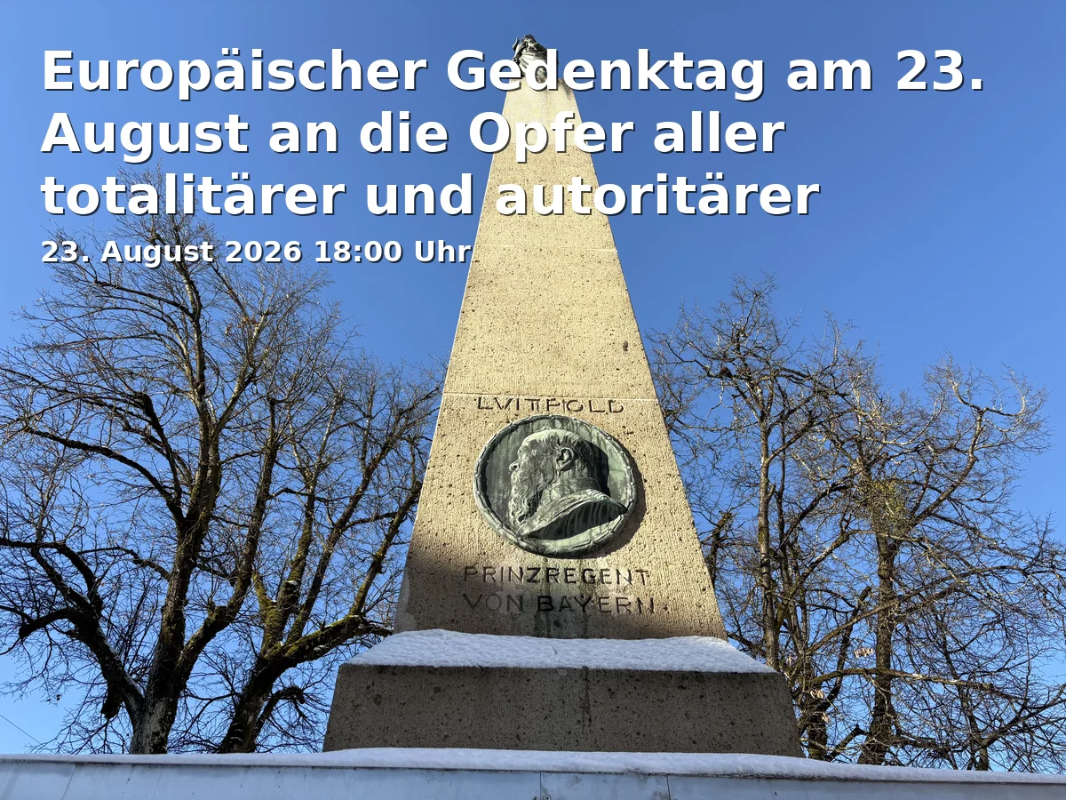 Event: Europäischer Gedenktag am 23. August an die Opfer aller totalitärer und autoritärer Regime in Leistikowstraße 1, 14469 Potsdam on 23. August 2026