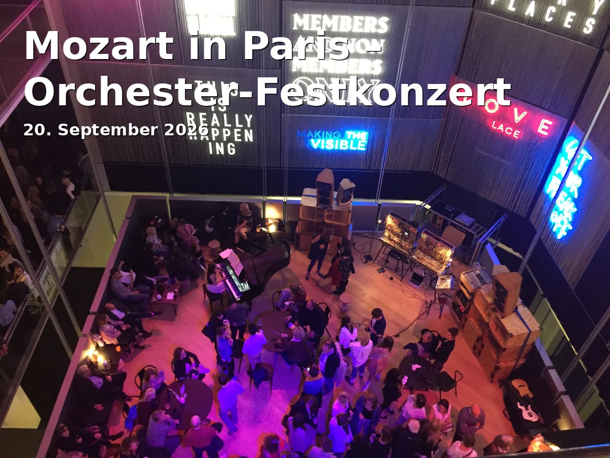 Event: Mozart in Paris – Orchester-Festkonzert in Schaezlerpalais, Maximilianstraße 46, 86150 Augsburg on 20. September 2026