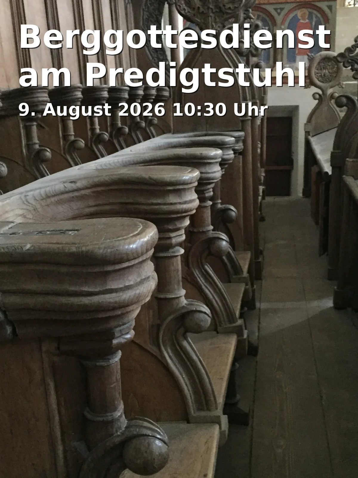 Event: Mountain Service at Predigtstuhl in Hirschensteinweg, 94379 Sankt Englmar, Deutschland on 9. August 2026