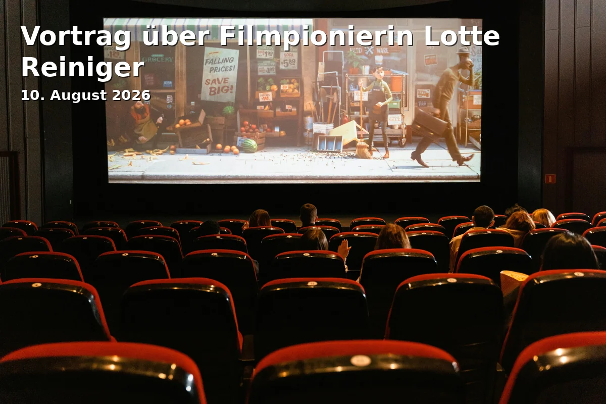 Lecture about Film Pioneer Lotte Reiniger