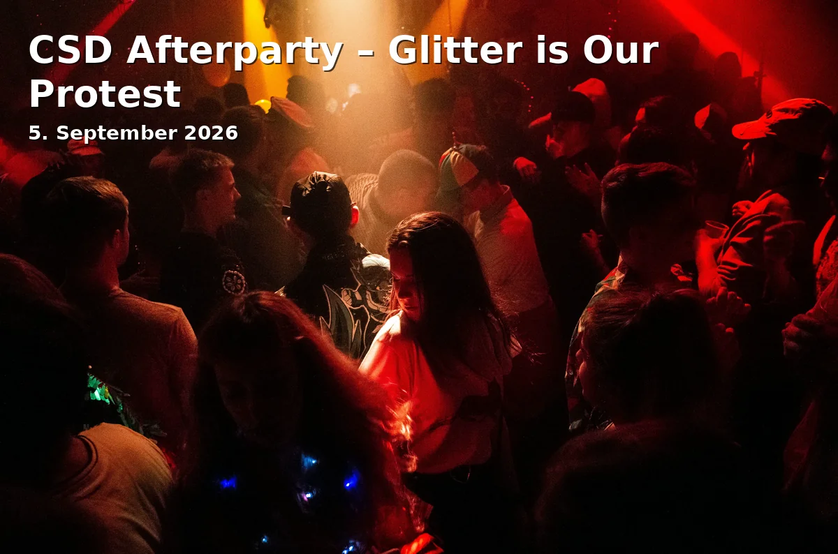 CSD Afterparty – Glitter is Our Protest
