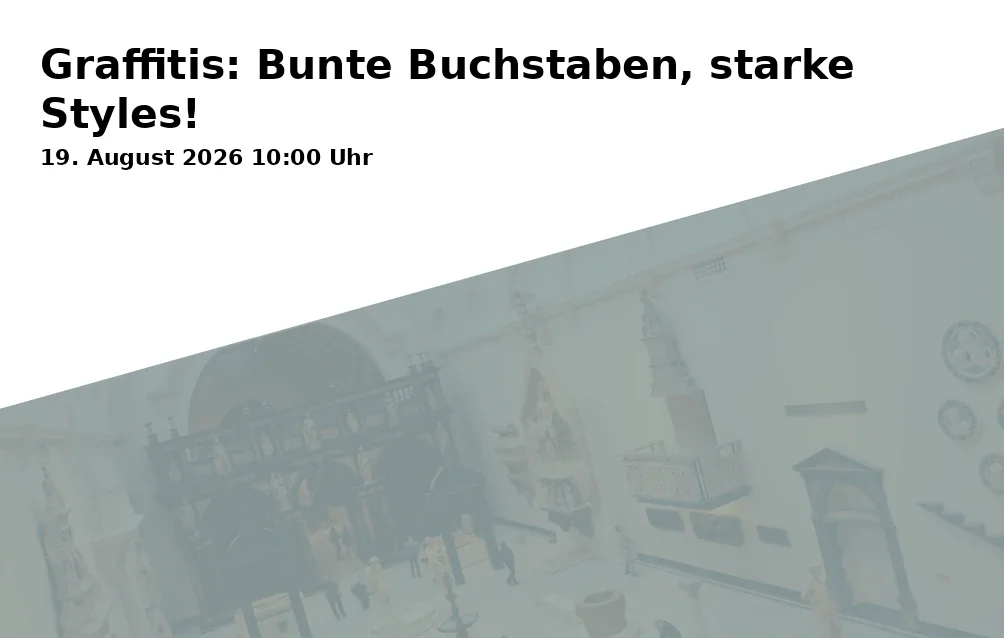 Graffitis: Bunte Buchstaben, starke Styles!