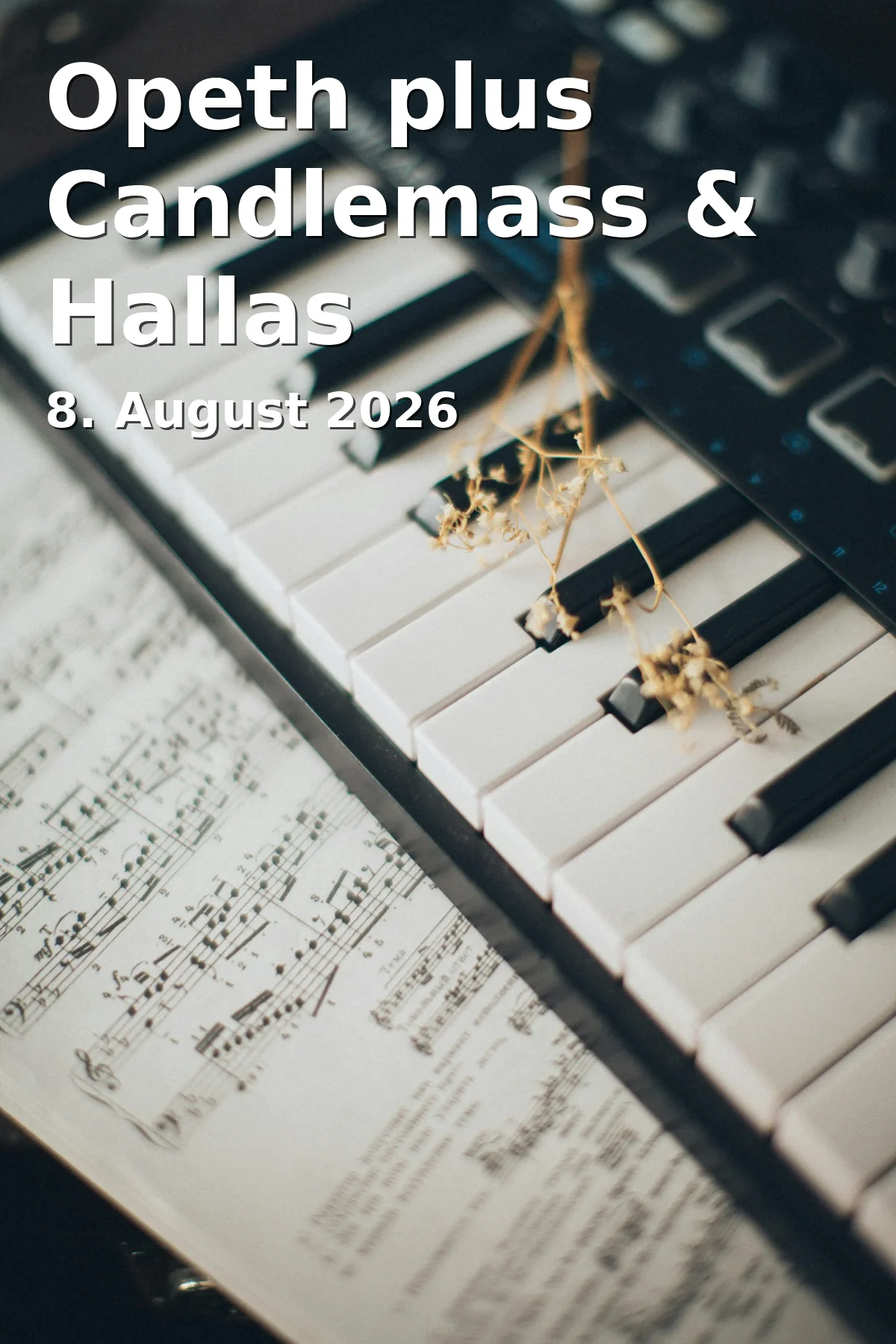 Event: Opeth plus Candlemass & Hallas in Amphitheater Gelsenkirchen, Grothusstraße 201, 45883 Gelsenkirchen on 8. August 2026