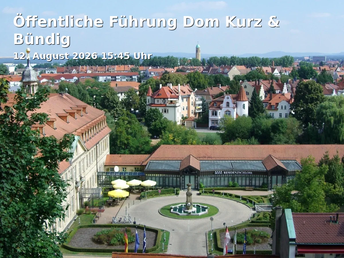 Event: Public Tour Cathedral Brief & Concise in Domplatz 2, 96049 Bamberg on 12. August 2026