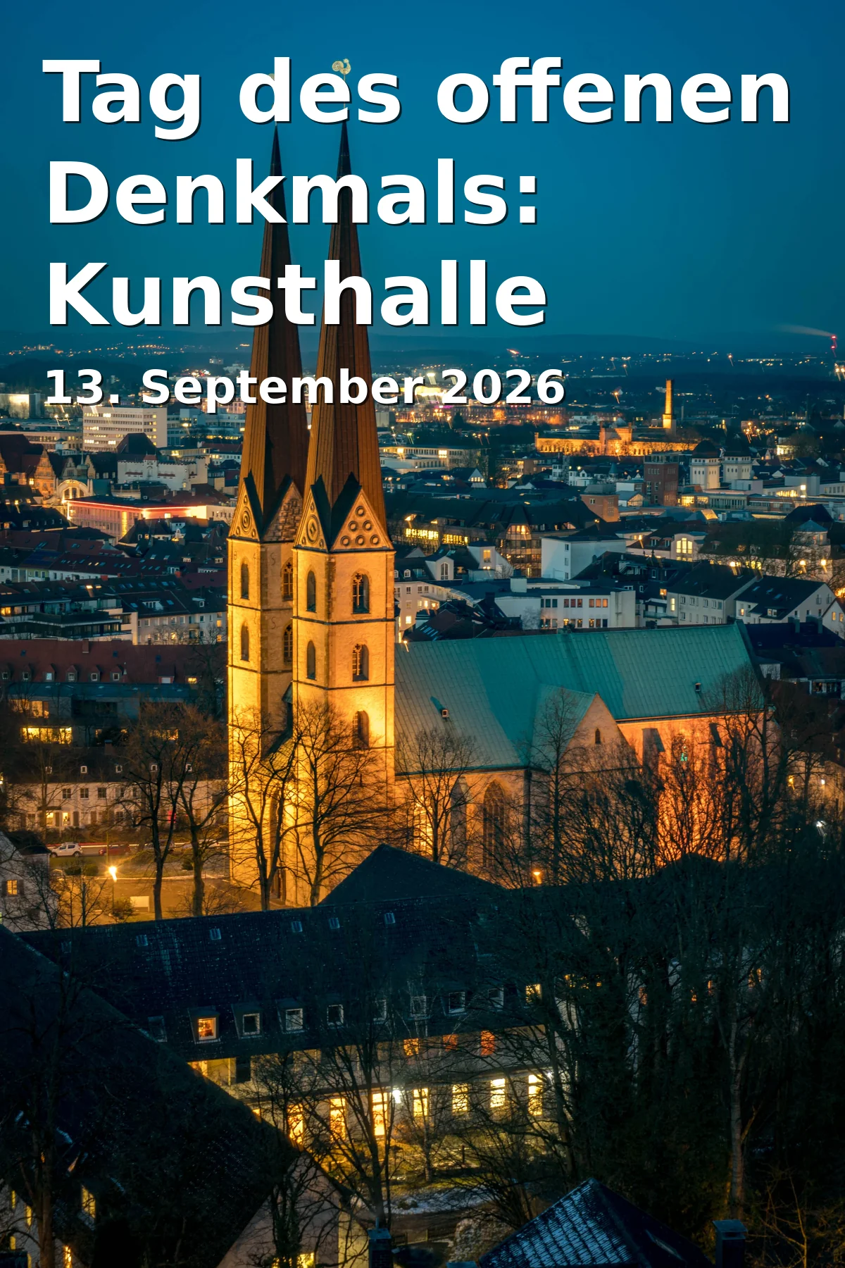 Event: Open Monument Day: Kunsthalle Bielefeld in Kunsthalle Bielefeld, Artur-Ladebeck-Straße 5, 33602 Bielefeld on 13. September 2026
