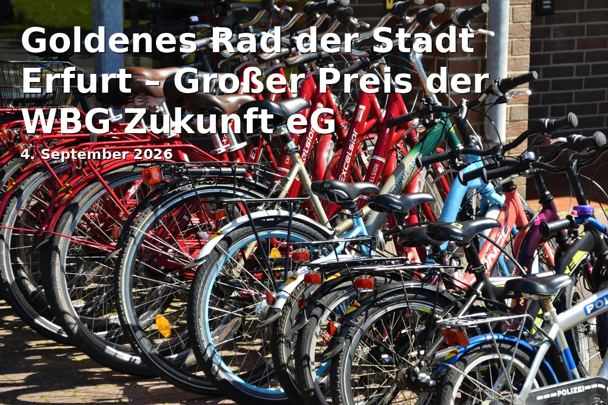 Event: Goldenes Rad der Stadt Erfurt – Großer Preis der WBG Zukunft eG