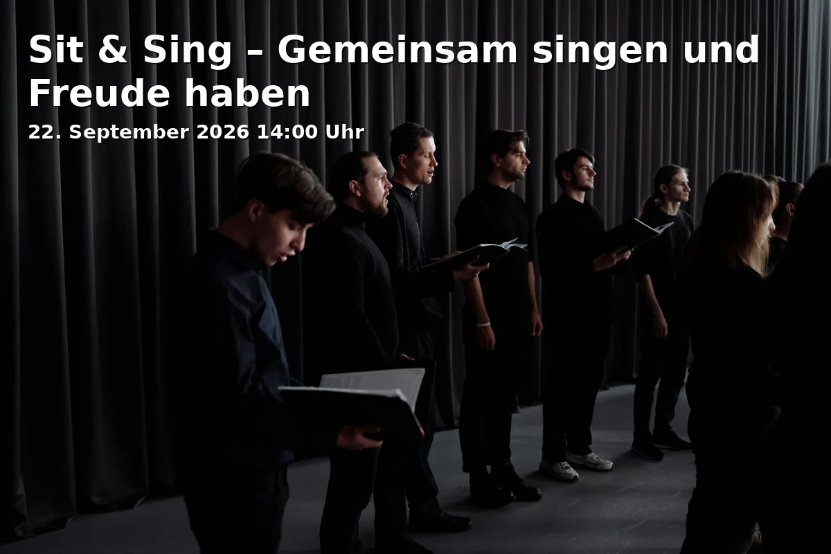 Event: Sit & Sing – Sing Together and Have Fun in Musikschule Neu-Ulm, Gartenstraße 13, 89231 Neu-Ulm on 22. September 2026