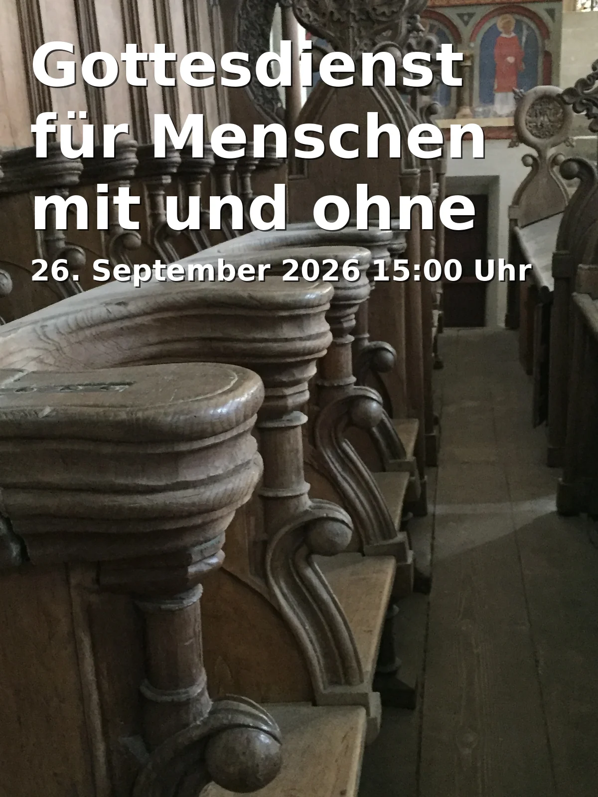 Event: Worship Service for People with and without Dementia in Petruskirche, Petrusplatz 2, 89231 Neu-Ulm on 26. September 2026