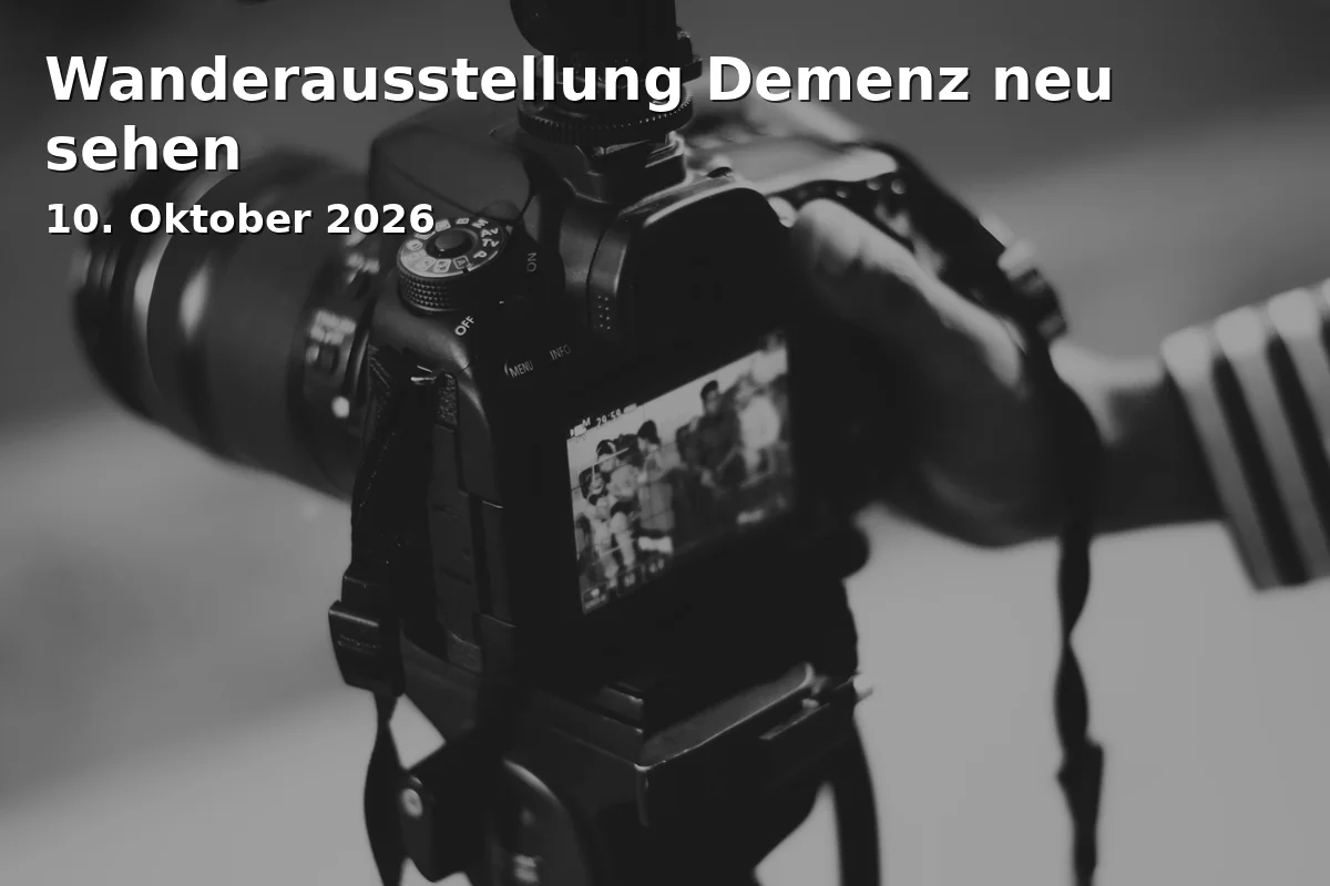 Event: Wandering Exhibition Seeing Dementia Differently in Heiner-Metzger-Platz 1, 89231 Neu-Ulm on 10. October 2026