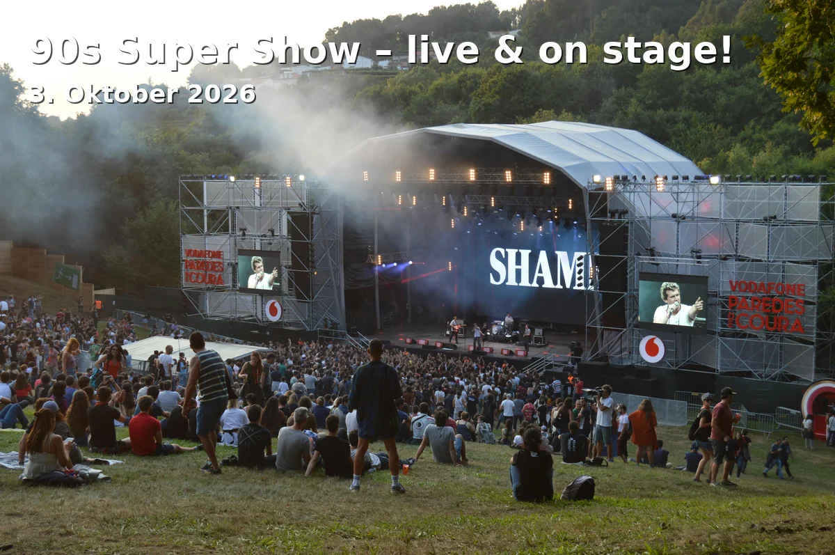 Event: 90s Super Show – live & on stage! in ratiopharm arena, Europastraße 25, Neu-Ulm on 3. October 2026