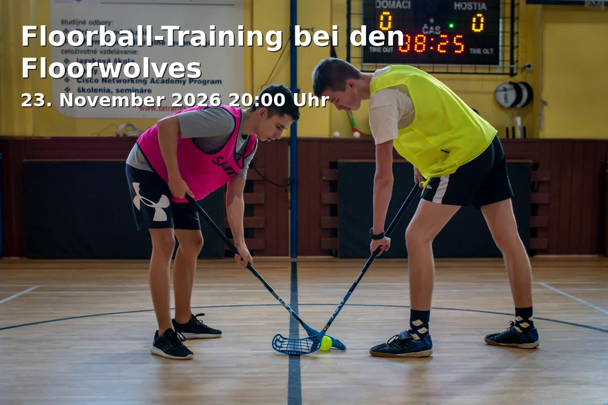 Event: Floorball-Training bei den Floorwolves