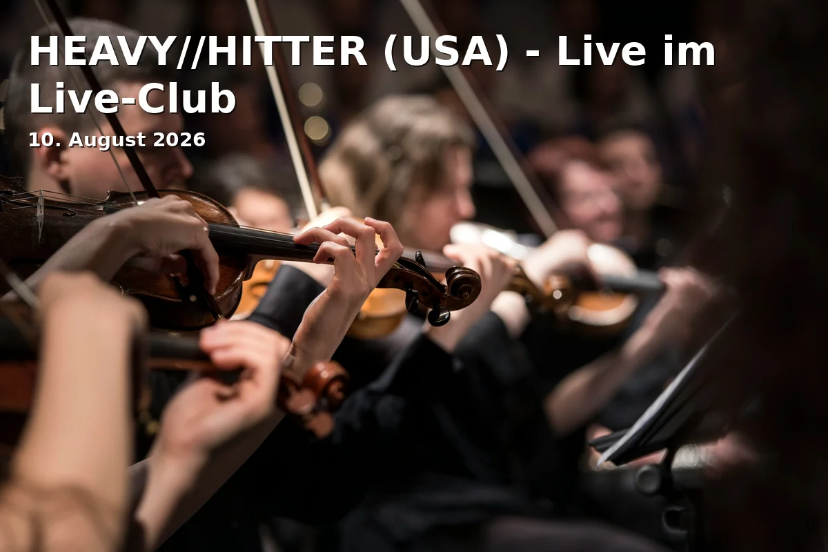 Event: HEAVY//HITTER (USA) - Live im Live-Club in Live-Club Bamberg, Obere Sandstr. 7, 96049 Bamberg on 10. August 2026