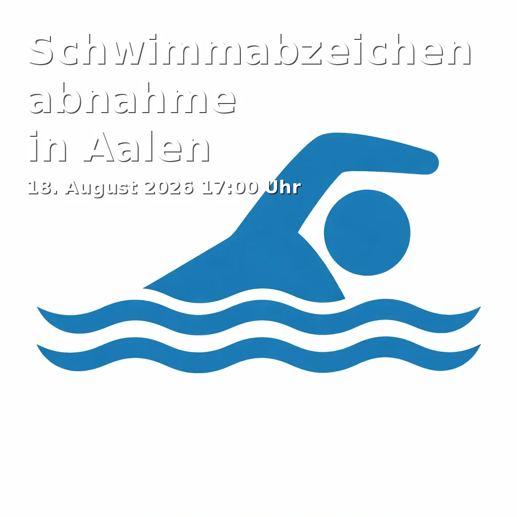 Event: Schwimmabzeichenabnahme in Aalen