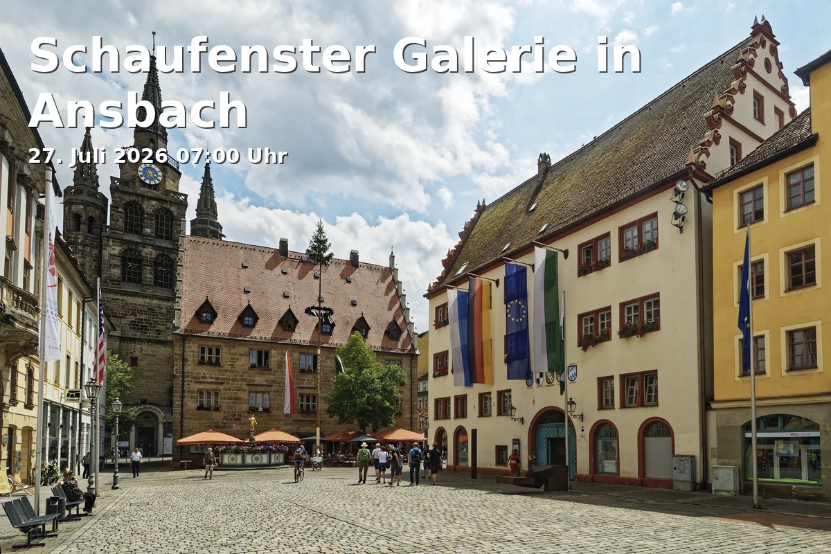 Schaufenster Galerie in Ansbach