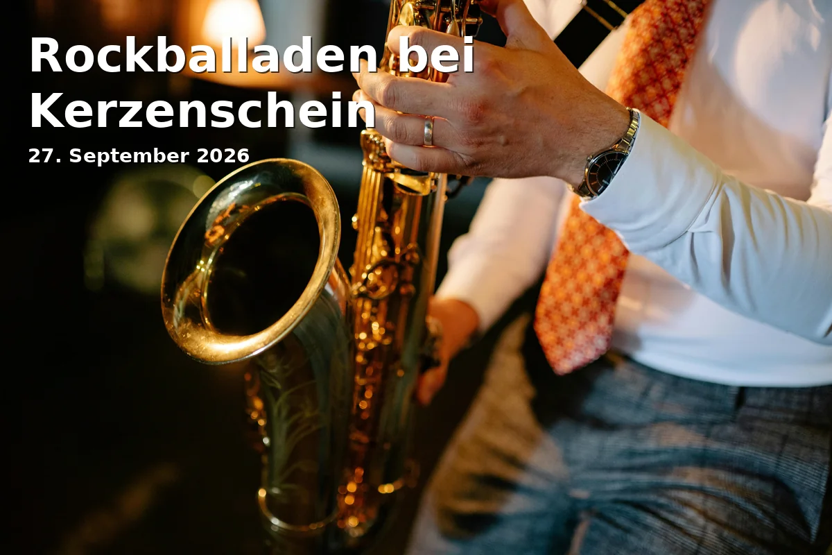 Event: Rockballaden bei Kerzenschein in Stadthalle Fürth, Rosenstr. 50, 90762 Fürth on 27. September 2026