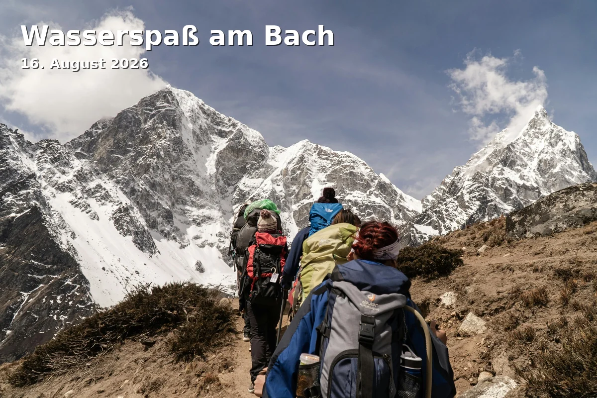 Event: Wasserspaß am Bach