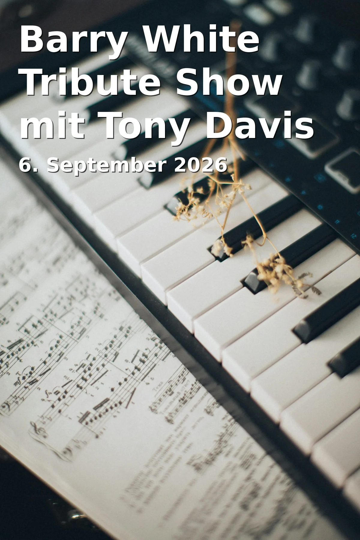 Event: Barry White Tribute Show mit Tony Davis und Orchester in Stadthalle Bielefeld, Willy-Brandt-Platz 1, 33602 Bielefeld on 6. September 2026