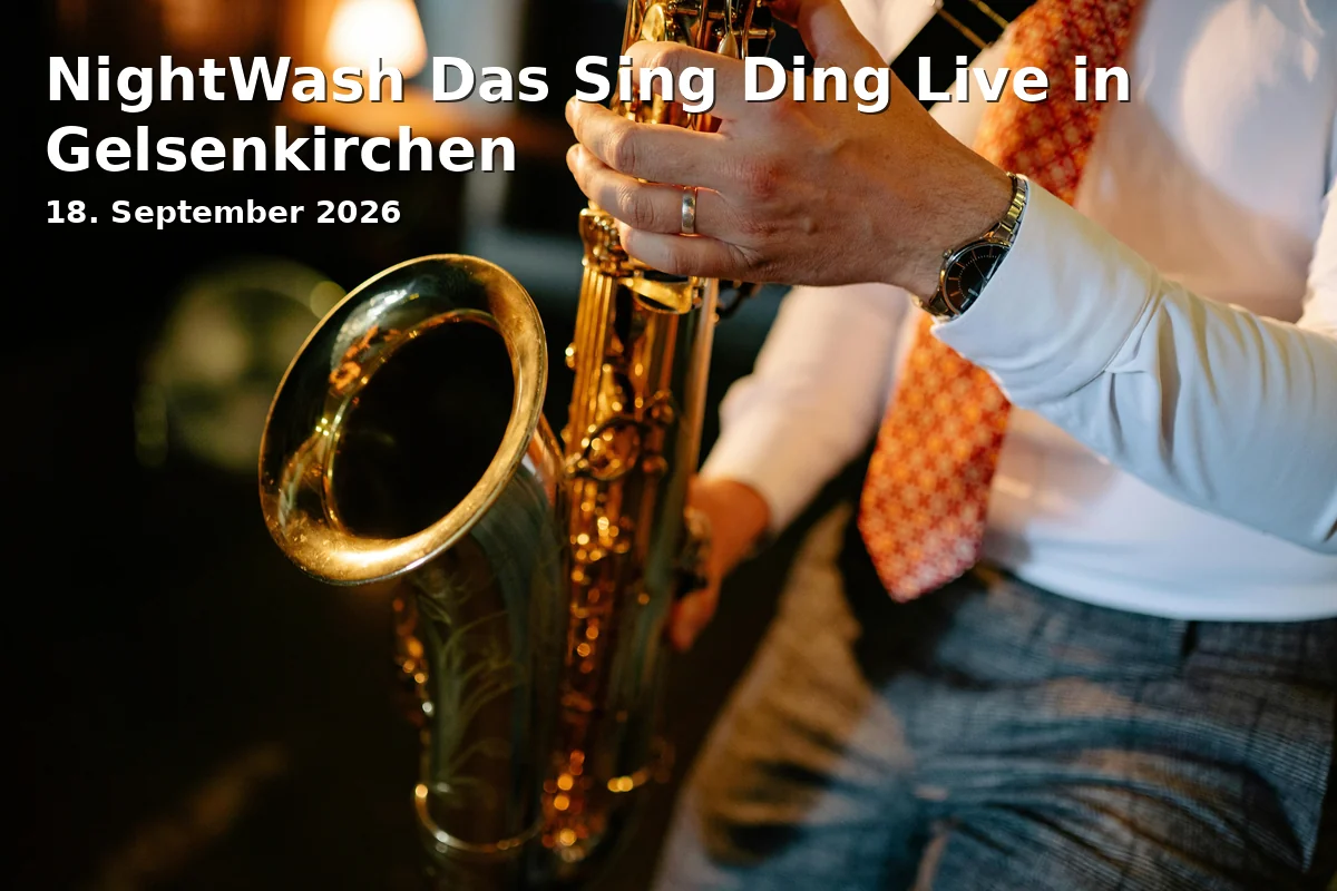 Event: NightWash Das Sing Ding Live in Gelsenkirchen in Heilig Kreuz-Kirche, Heilig-Kreuz-Platz, 45881 Gelsenkirchen on 18. September 2026