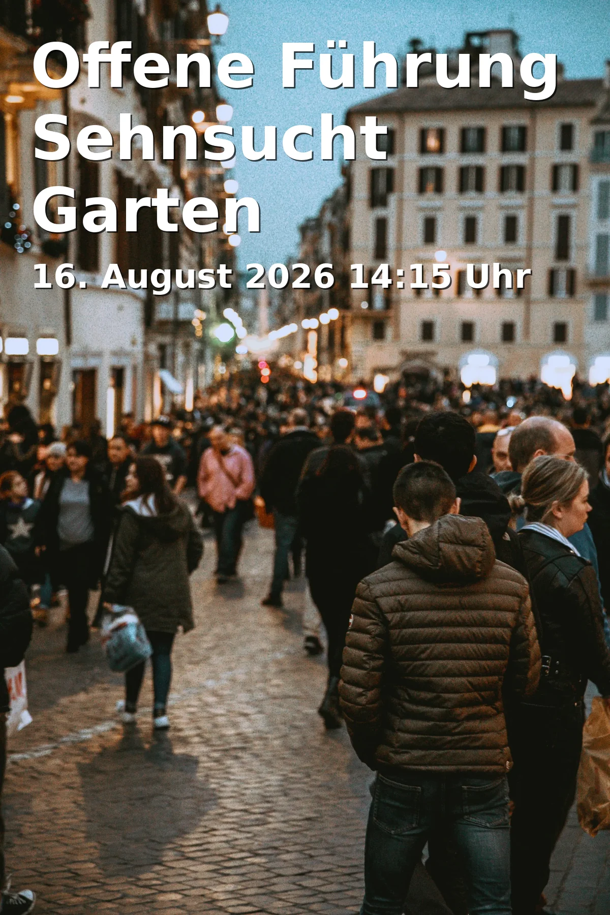 Event: Open Tour longing garden