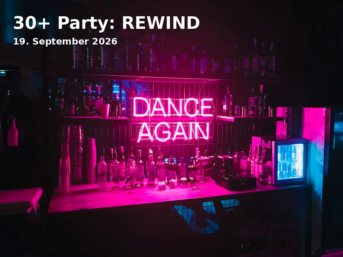 Event: 30+ Party: REWIND