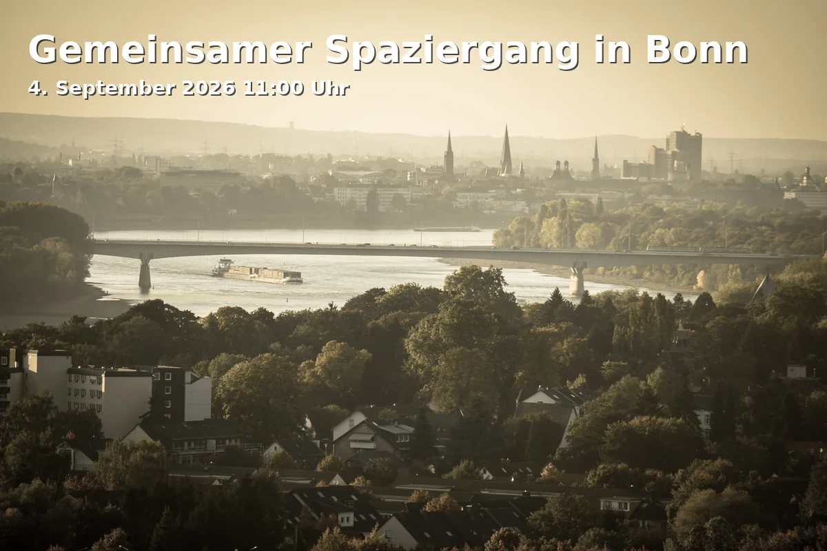 Event: Gemeinsamer Spaziergang in Bonn in Spielplatz am Clemens-August-Platz, 53115 Bonn on 4. September 2026