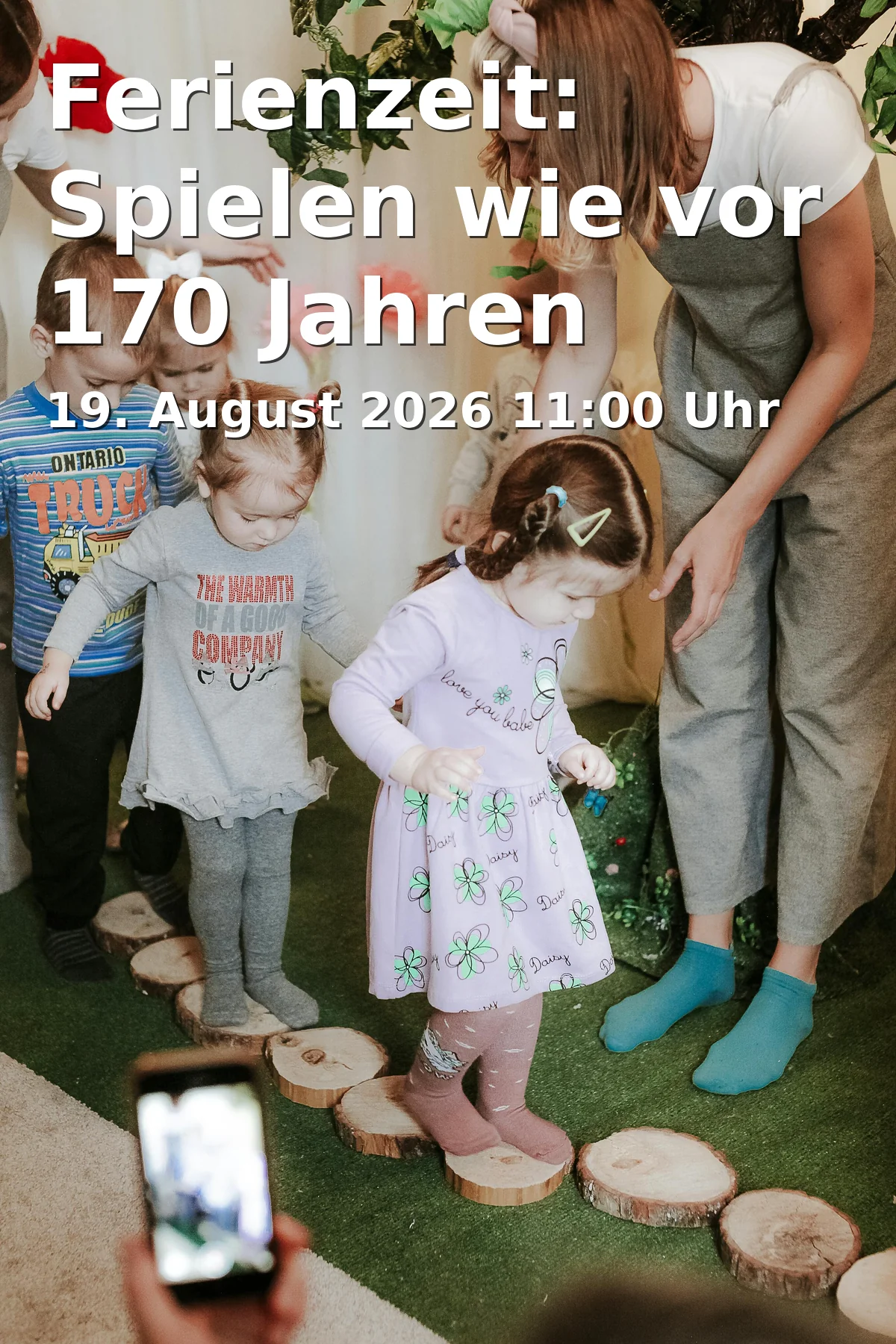 Event: Ferienzeit: Spielen wie vor 170 Jahren in Bauernhausmuseum Bielefeld, Dornberger Str. 82, 33619 Bielefeld on 19. August 2026