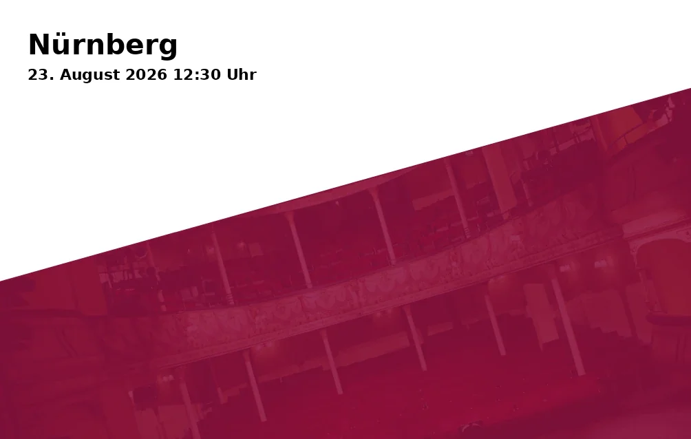 Event: Nürnberg in Schauburg Filmpalast, Horster Straße 6, Gelsenkirchen on 23. August 2026