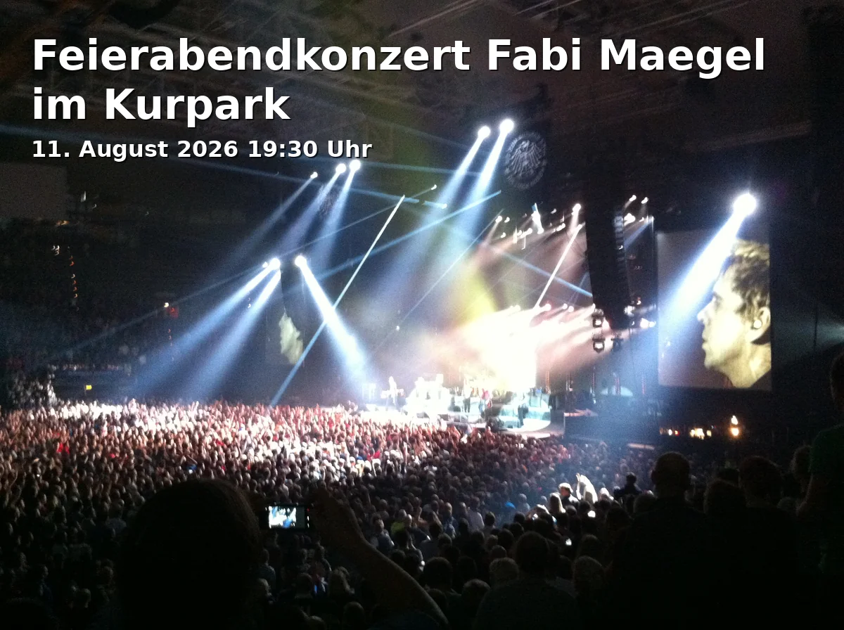 Event: Feierabendkonzert Fabi Maegel im Kurpark