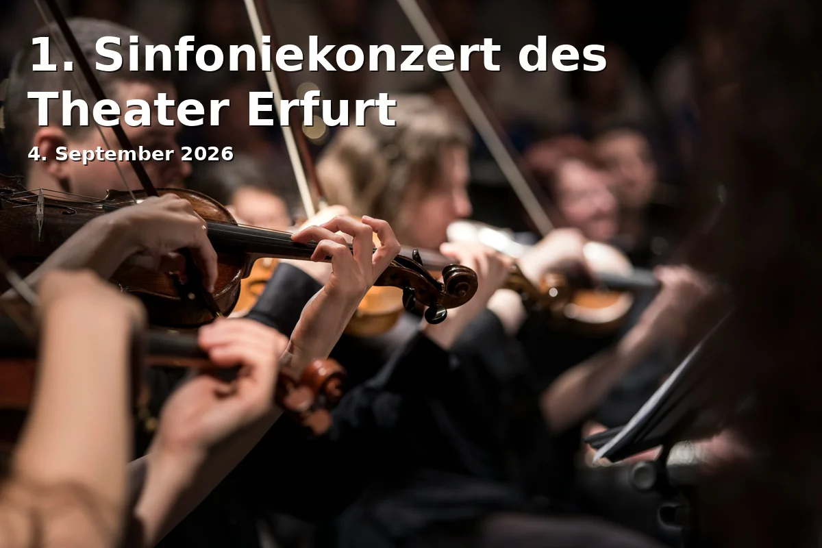 Event: 1. Sinfoniekonzert des Theater Erfurt