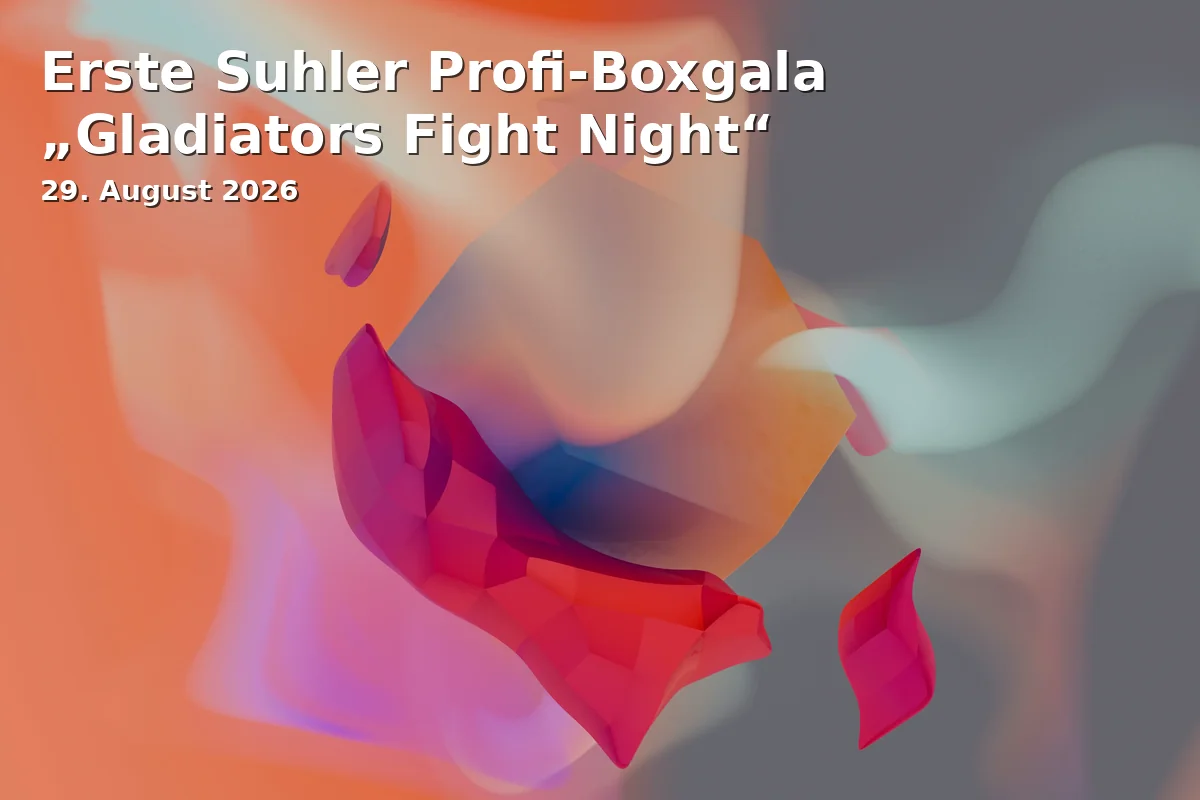 Erste Suhler Profi-Boxgala „Gladiators Fight Night“