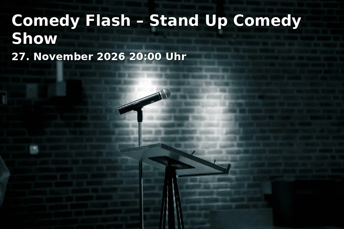 Event: Comedy Flash – Stand Up Comedy Show