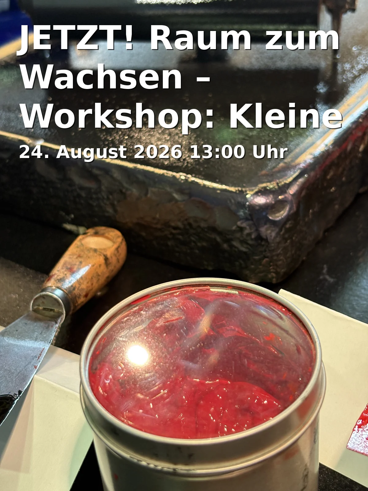 Event: JETZT! Raum zum Wachsen – Workshop: Kleine Helfer – Große Wirkung in Domizil des Bundes Gelsenkirchener Künstler, Bergmannstraße 53, Gelsenkirchen on 24. August 2026