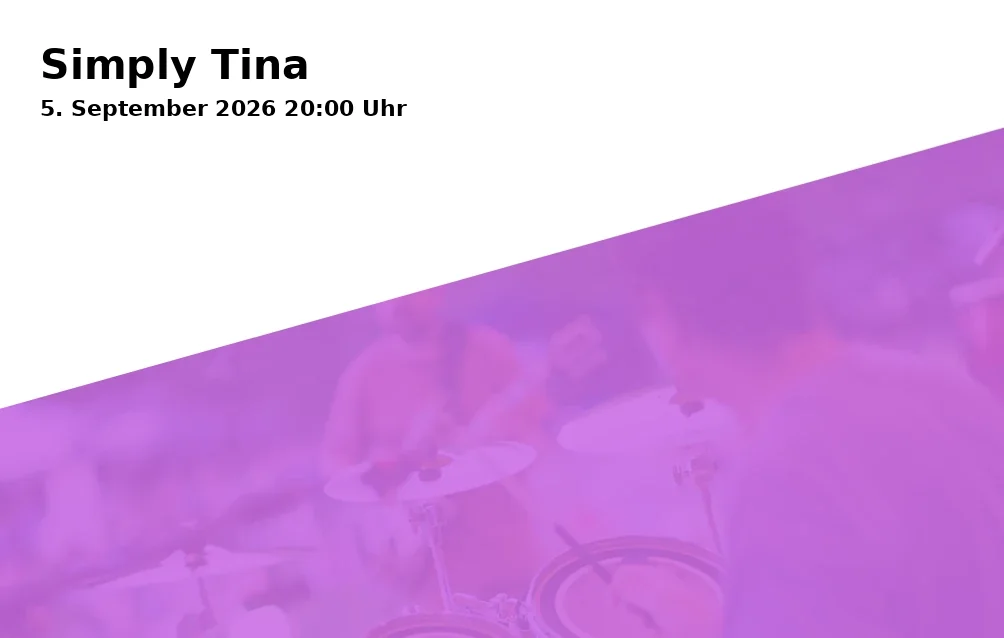 Event: Simply Tina in Steinhof Duisburg, Düsseldorfer Landstr. 347 on 5. September 2026