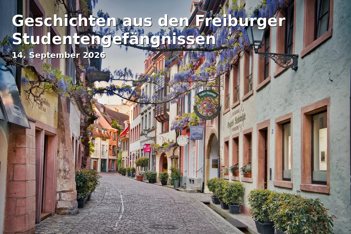Event: Geschichten aus den Freiburger Studentengefängnissen in Historisches Kaufhaus, Münsterplatz 24, Freiburg on 14. September 2026