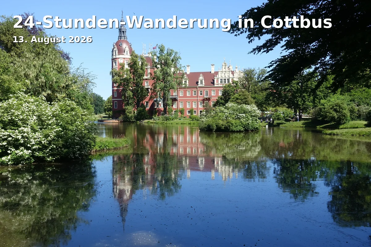 Event: 24-Stunden-Wanderung in Cottbus in Altmarkt, 03046 Cottbus on 13. August 2026