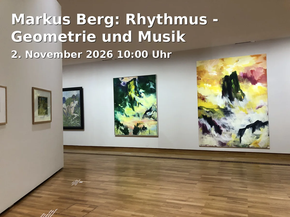 Event: Markus Berg: Rhythmus - Geometrie und Musik