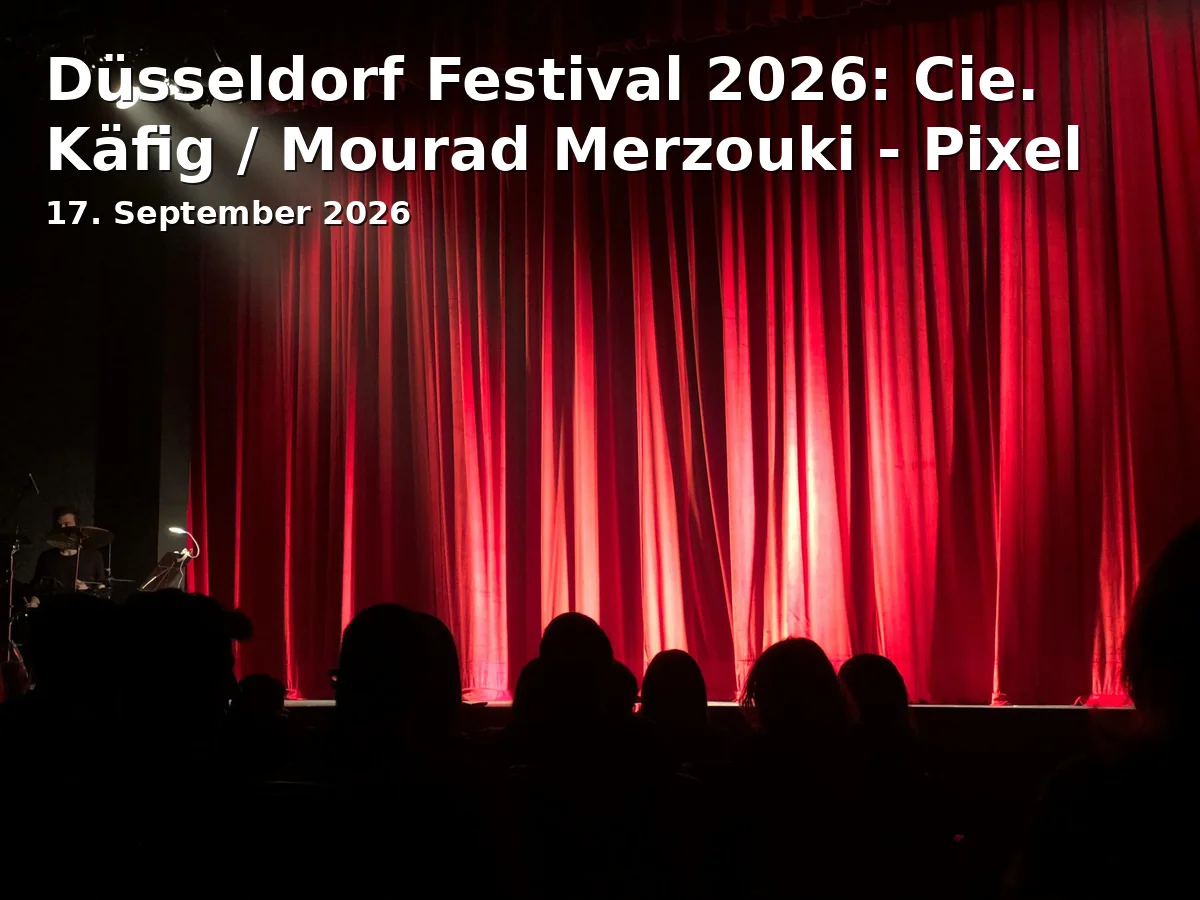Event: Düsseldorf Festival 2026: Cie. Käfig / Mourad Merzouki - Pixel
