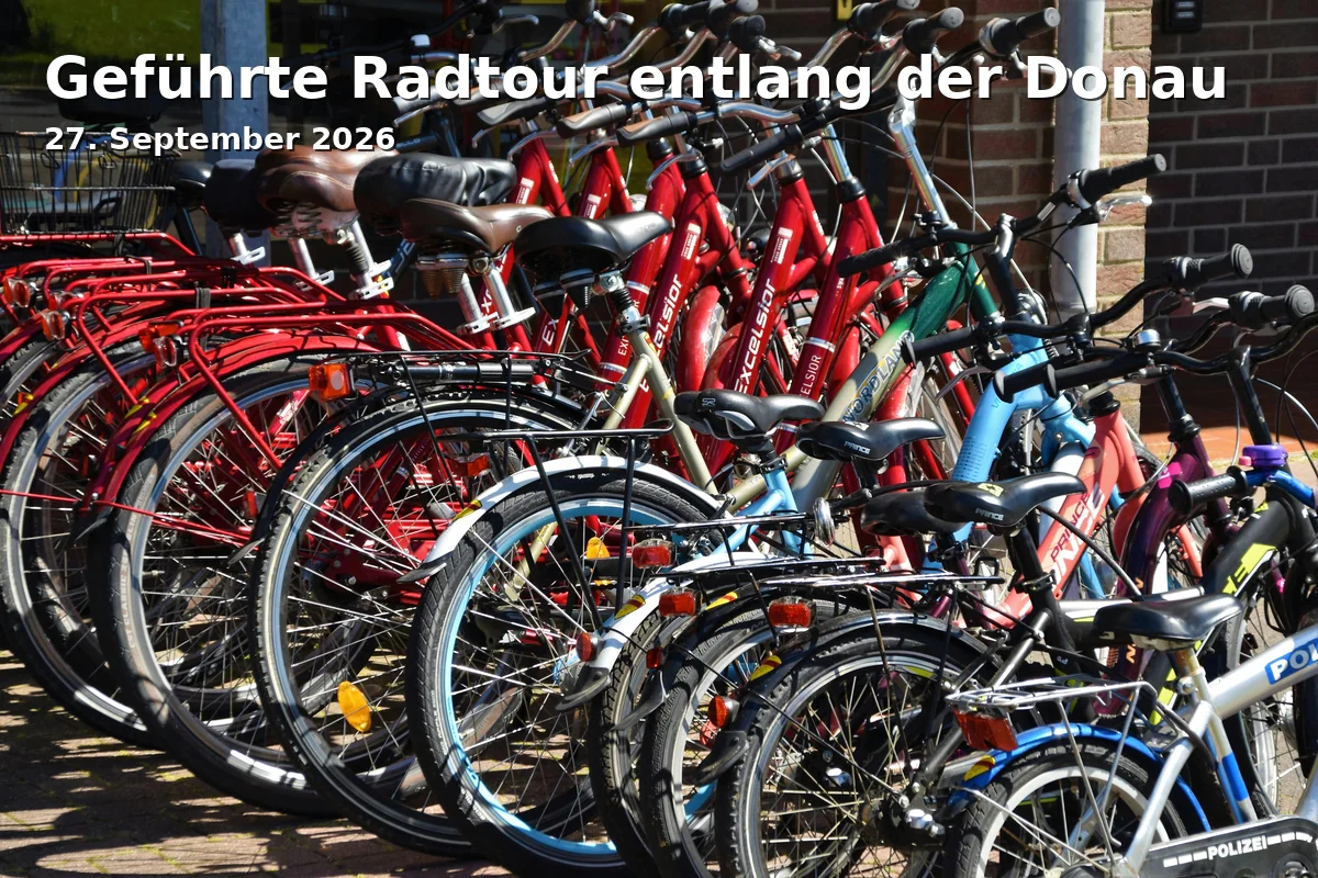 Event: Geführte Radtour entlang der Donau in KAP94, Musterstraße 1, 85055 Ingolstadt on 27. September 2026