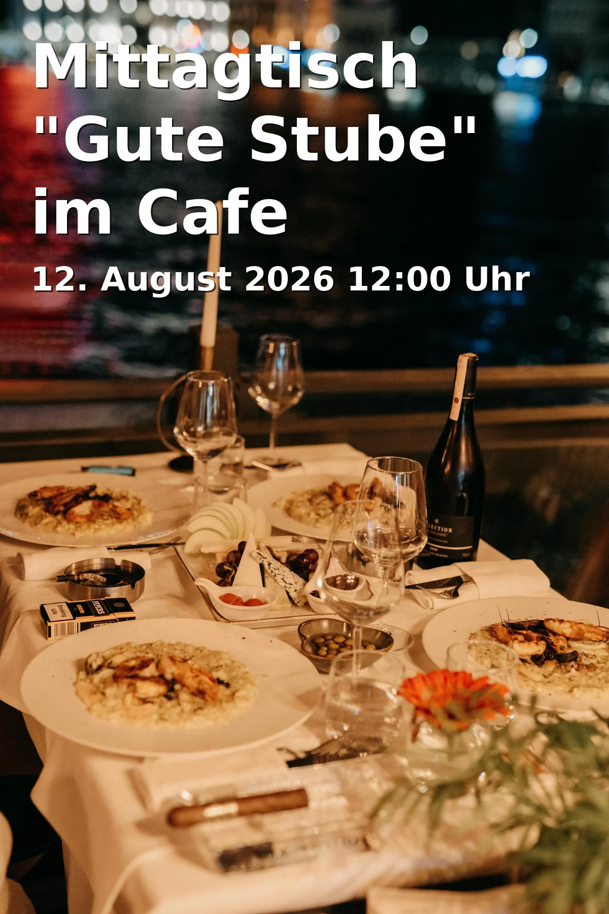Event: Mittagtisch "Gute Stube" im Cafe Lebenswert in Cafe Lebenswert, Clara-Barton-Straße 6, 89231 Neu-Ulm-Wiley on 12. August 2026