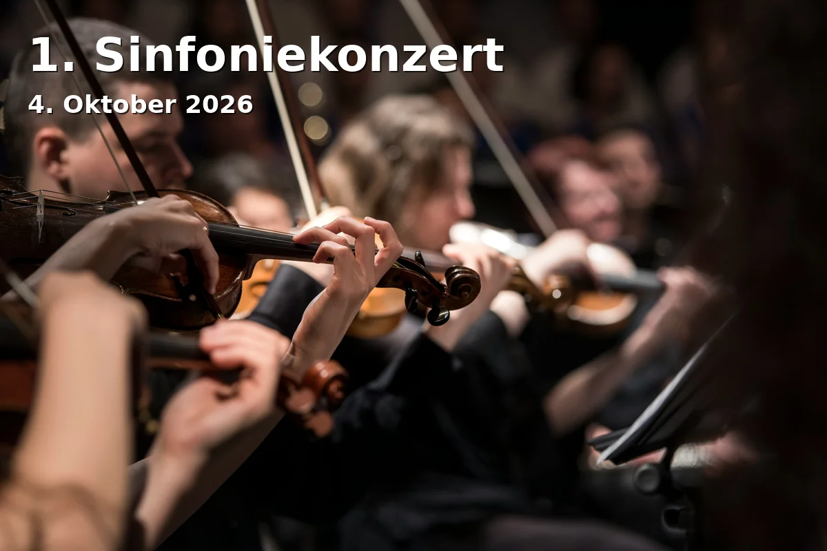 Event: 1. Sinfoniekonzert in Theaterzelt am Küchengarten, Küchengarten, 19055 Schwerin on 4. Oktober 2026