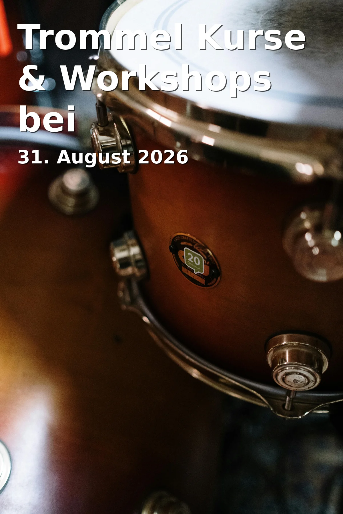 Event: Trommel Kurse & Workshops bei percussion+m 2026