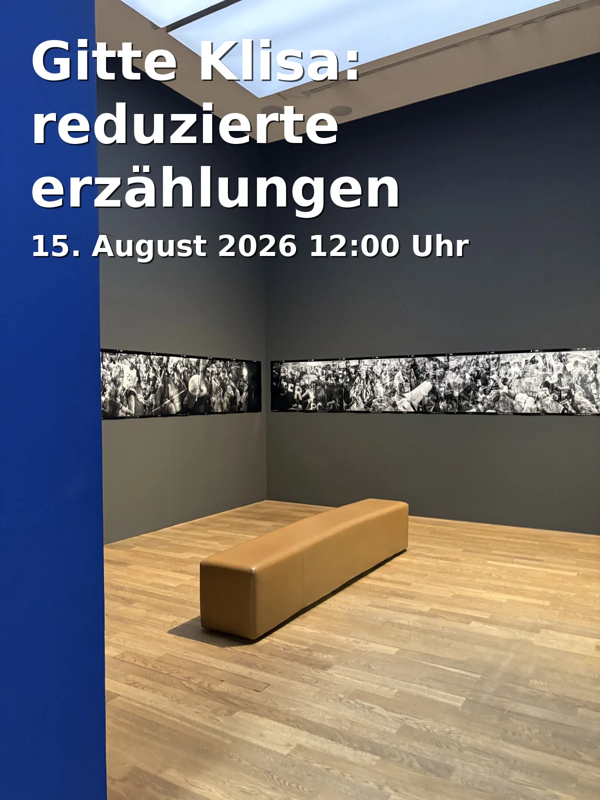 Event: Gitte Klisa: reduzierte erzählungen in Produzenten-Galerie, Rohrteichstr. 36, 33602 Bielefeld on 15. August 2026