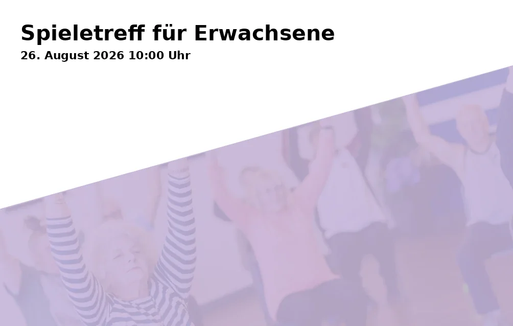 Event: Spieletreff für Erwachsene in Stadtteilbibliothek Horst, Turfstraße 21, Gelsenkirchen on 26. August 2026