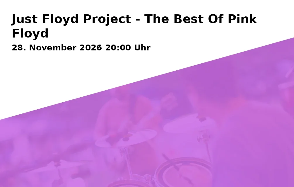 Event: Just Floyd Project - The Best Of Pink Floyd