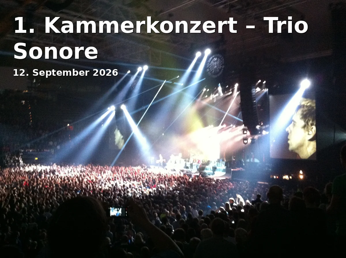 Event: 1. Kammerkonzert – Trio Sonore in Staatstheater Cottbus, Schillerstraße 1, Cottbus on 12. September 2026